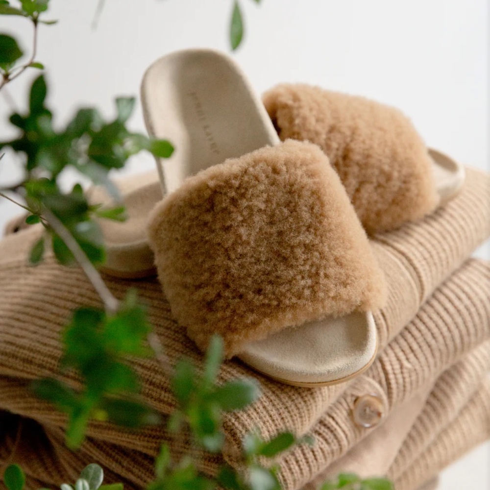 Jenni Kayne Shearling Slide Sandal